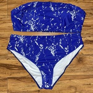 Dark Purple Marble Swimsuit